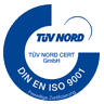 Zertifiziert nach DIN EN ISO 9001 durch die TÜV NORD CERT GmbH